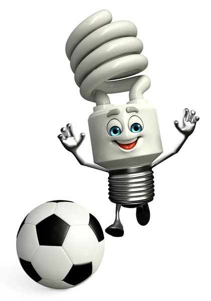 CFL Character with football — Stock Photo, Image