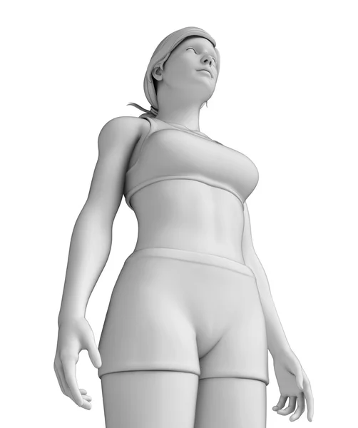 Обложка женского тела — стоковое фото