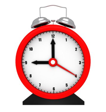 kırmızı alarm saati