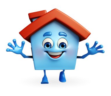 House karakterdir mutlu poz