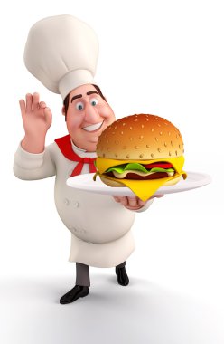 Burger ile genç Şef 