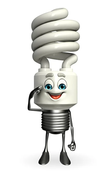 Персонаж CFL с позой салюта — стоковое фото