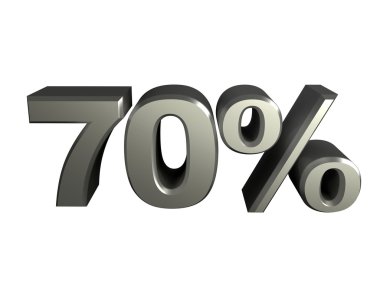 yüzde 70'i simgesi 