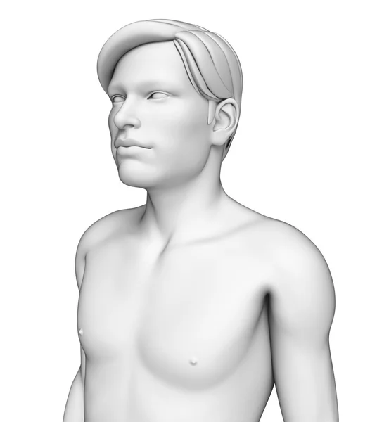 Kompozycja mężczyzna górnej części ciała — Zdjęcie stockowe