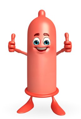 Prezervatif karakter en iyi işareti ile