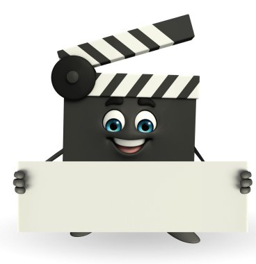 Clapper kurulu karakter işareti ile