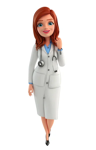 Young Doctor with standing pose — Stock Photo, Image