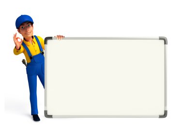 ekran kartı ile genç makinist