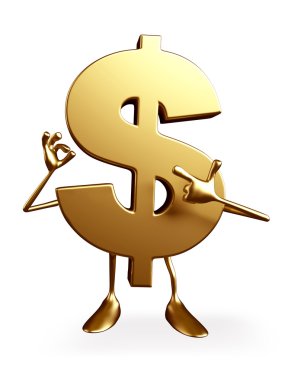 En iyi işareti karakteriyle Doları