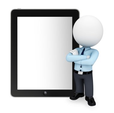 Genç hizmet adam sekmesi