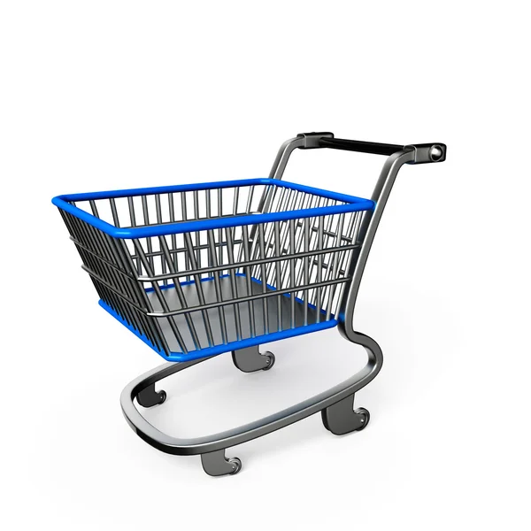 Winkelen trolley illustratie — Stockfoto