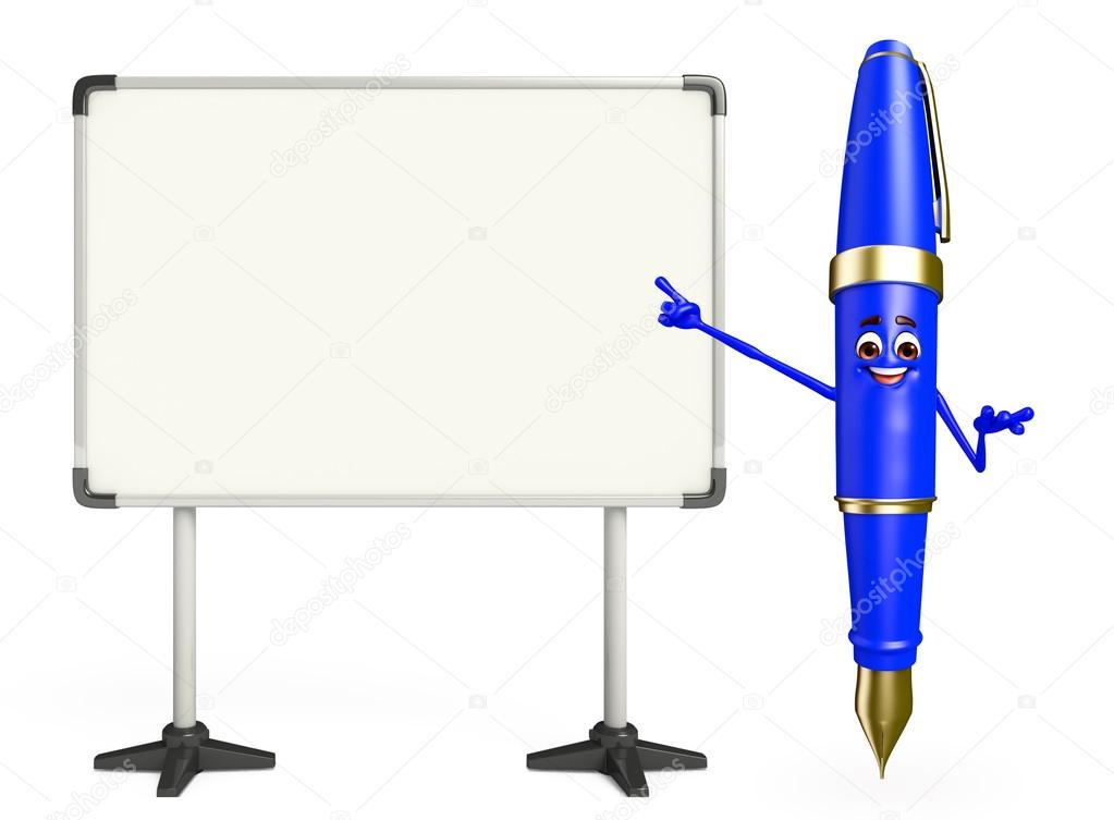 Pen Character with display board