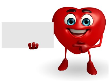 Kalp şekli karakter işareti ile