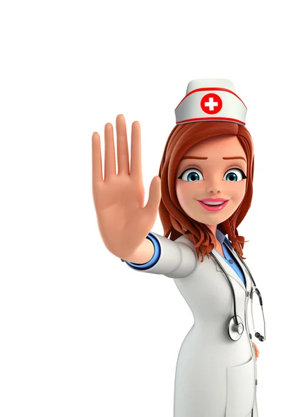 Personagem De Desenho Animado De Enfermeira Holdng Termômetro Na Frente Do  Hospital Royalty Free SVG, Cliparts, Vetores, e Ilustrações Stock. Image  17502205
