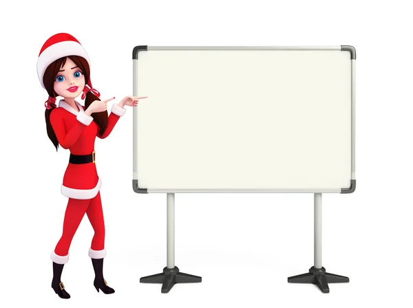 Santa Girl Character with — Stock Photo, Image