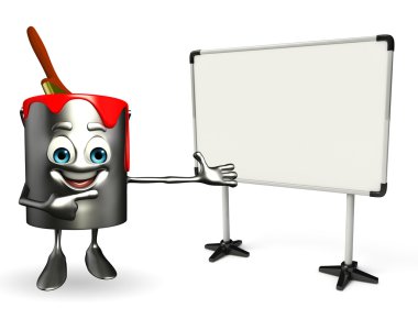 boya kovası karakter ekran kartı ile