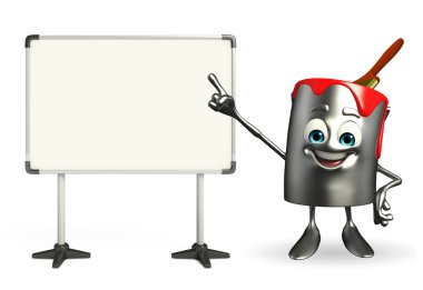 boya kovası karakter ekran kartı ile