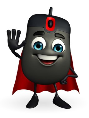 Süper bilgisayar fare karakteri 