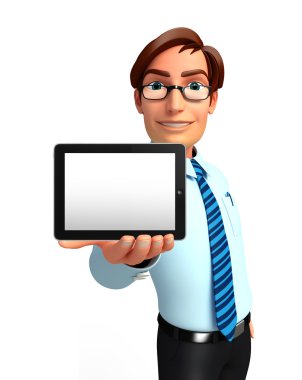 Genç hizmet adam sekmesi