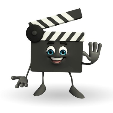 Clapper kurulu dur işareti karakteriyle