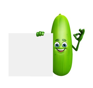 Çizgi film karakteri salatalık