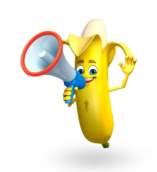 Seriefiguren banan frukt — Stockfoto