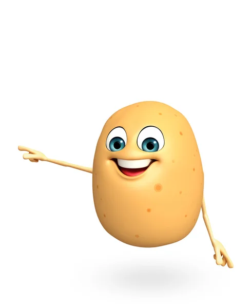 Seriefiguren potatis frukt — Stockfoto