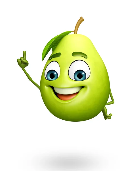 Cartoon character of guava — Stock Photo, Image