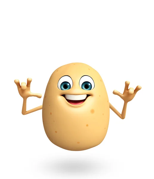 Seriefiguren potatis frukt — Stockfoto