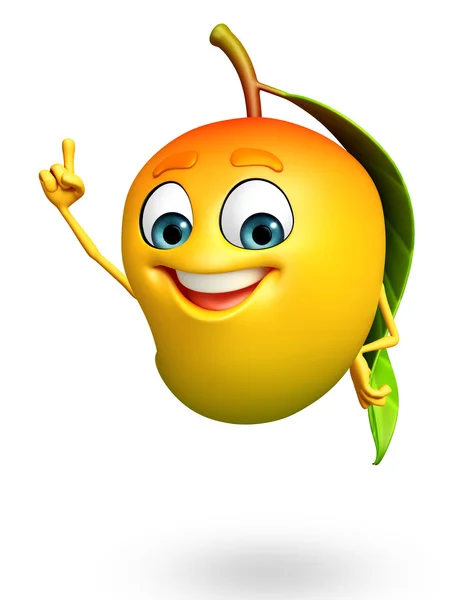 Personaje de dibujos animados de mango — Foto de Stock