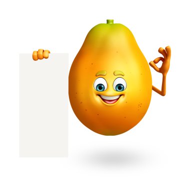 Çizgi film karakteri papaya