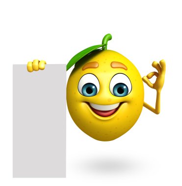 Çizgi film karakteri limon