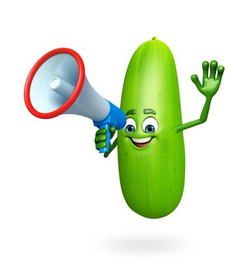 Çizgi film karakteri salatalık