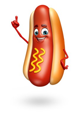 Sosisli sandviç çizgi film karakteri