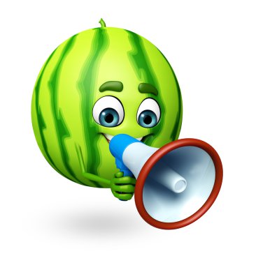 Çizgi film karakteri karpuz