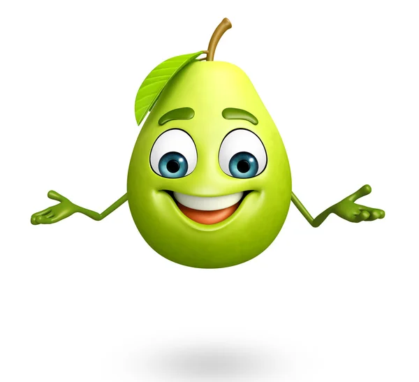 Caracterul de desene animate de guava — Fotografie, imagine de stoc