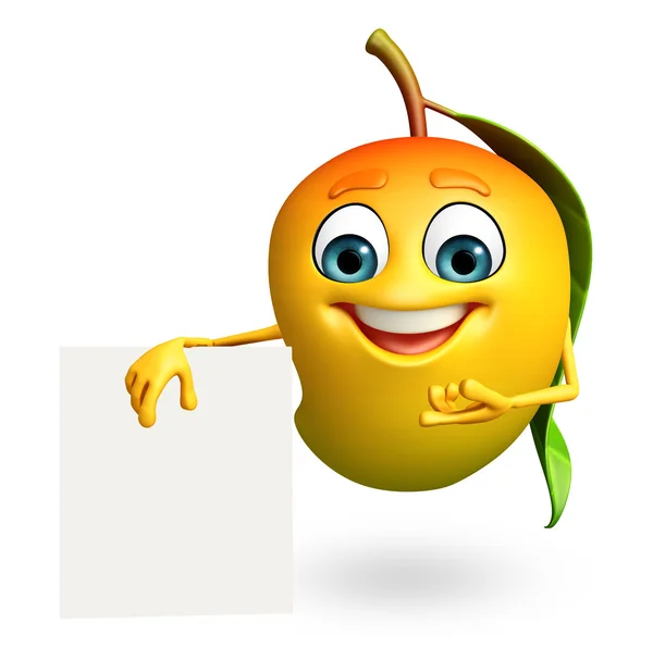 Zeichentrickfigur der Mango — Stockfoto