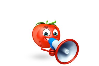 Çizgi film karakteri nar meyve