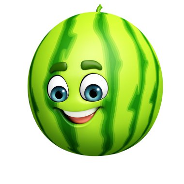 Çizgi film karakteri karpuz