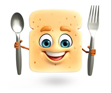 Çizgi film karakteri ekmek