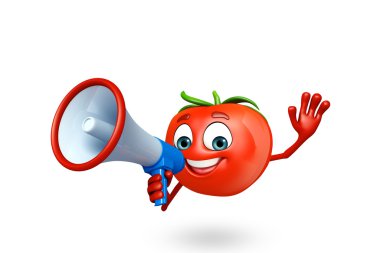 Çizgi film karakteri nar meyve