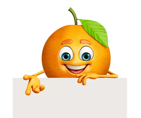 Мультфильм оранжевый — стоковое фото