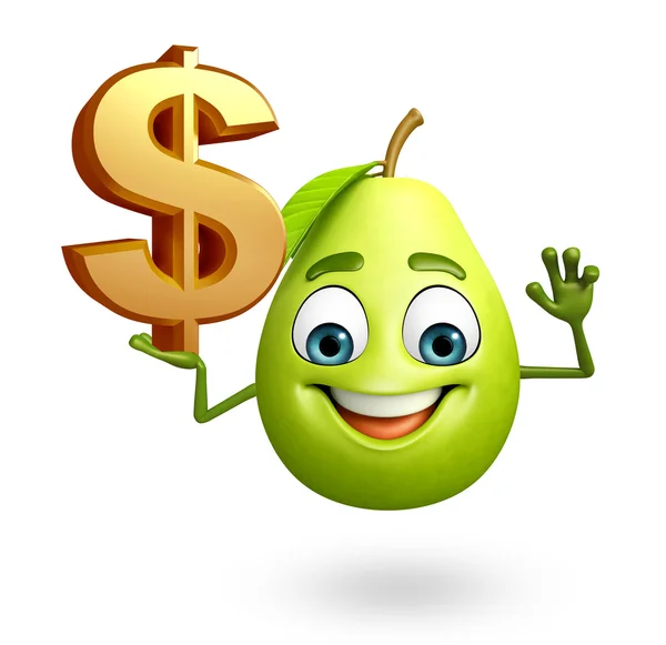 Cartoon character of guava — Stock Photo, Image