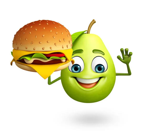 Cartoon character of guava — Stock Photo, Image