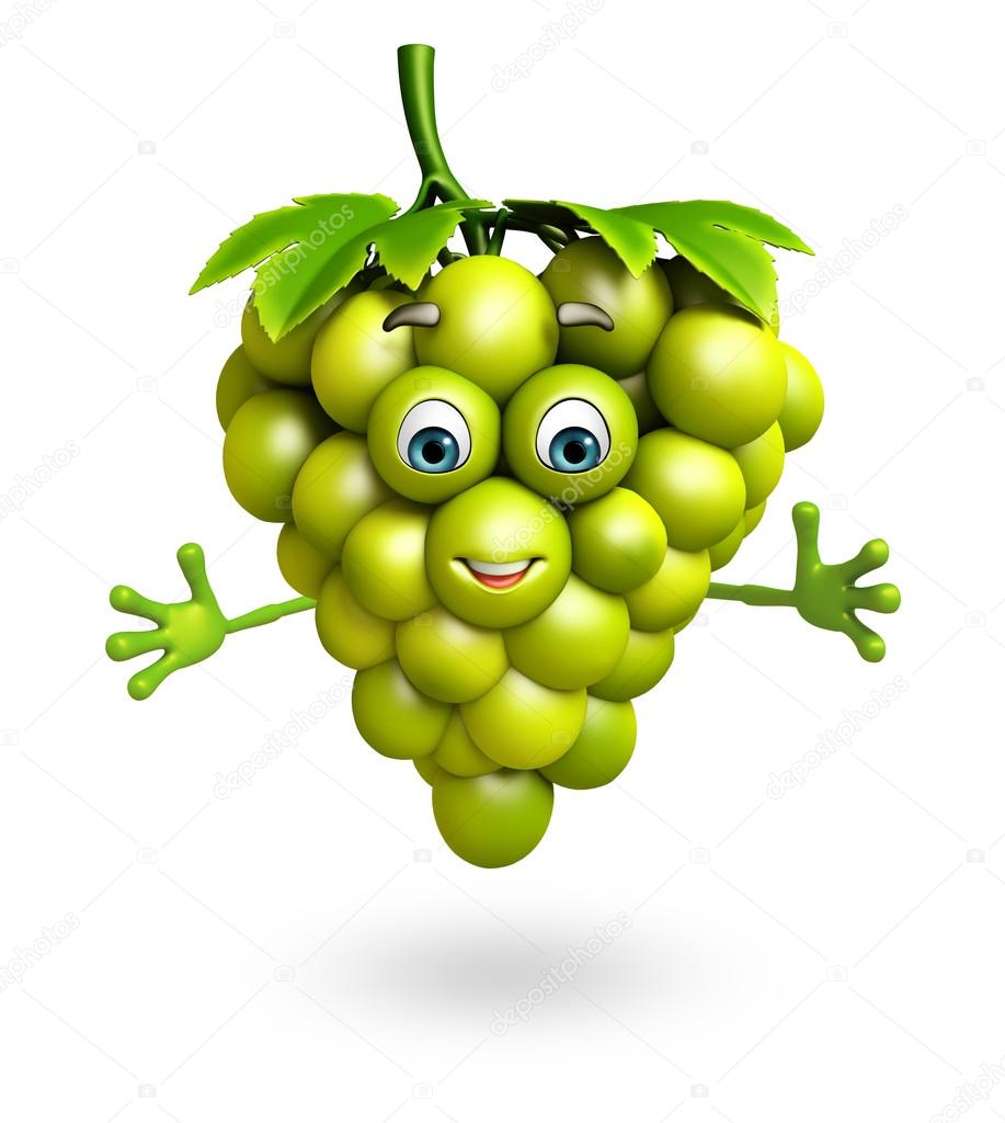 Cartoon character of grapes Stock Photo by ©pixdesign123 81768528 Cartoon character of grapes Stock Photo by ©pixdesign123 81768528