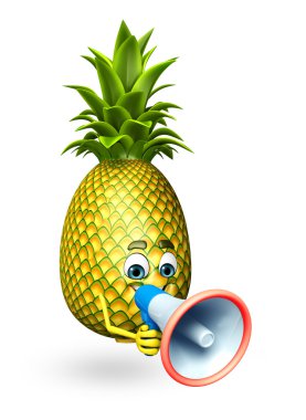 Çizgi film karakteri ananas