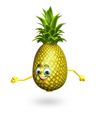 Çizgi film karakteri ananas