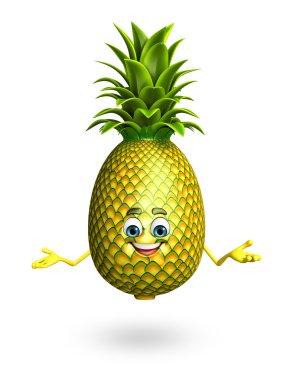 Çizgi film karakteri ananas