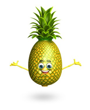 Çizgi film karakteri ananas