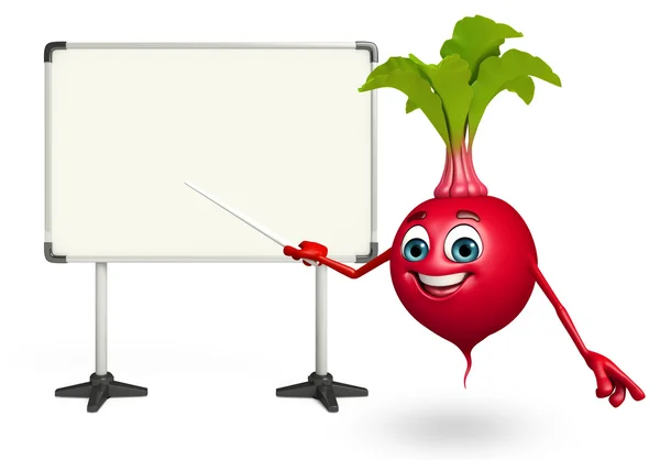 Cartoon character of beet root — Stock Photo, Image